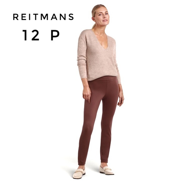 Reitmans twill leggings The modern stretch size 12 Petite - Picture 13 of 13
